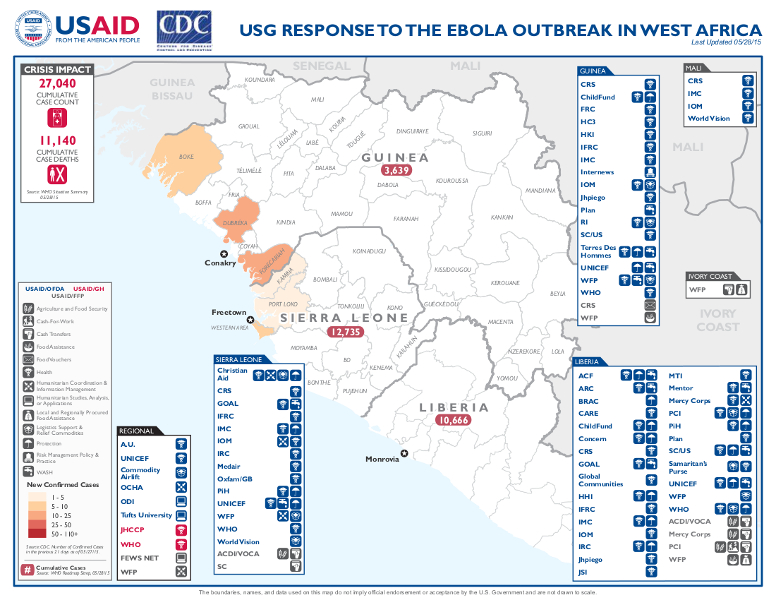 West Africa Map - 05-28-2015