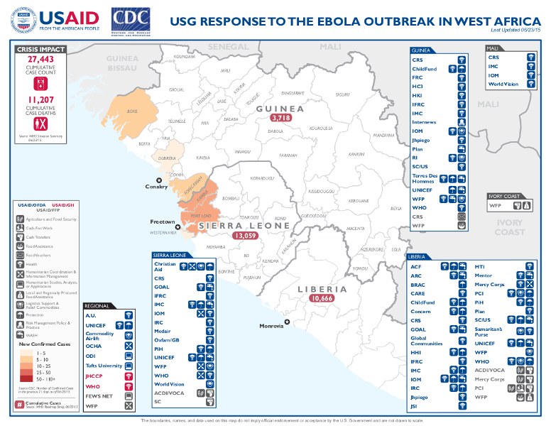 West Africa Map - 06-23-2015