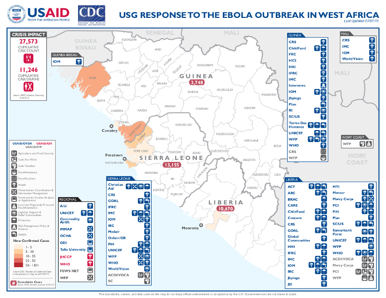 West Africa Map - 07-07-2015