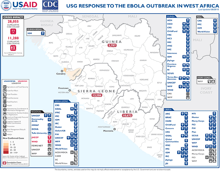 West Africa Map - 08-28-2015